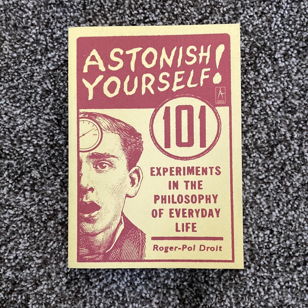 Astonish Yourself By Roger Droit Paperback Book w/ mini snack included